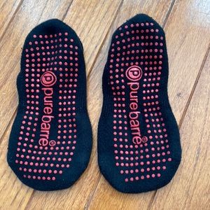 Pure Barre sticky socks, size s/m